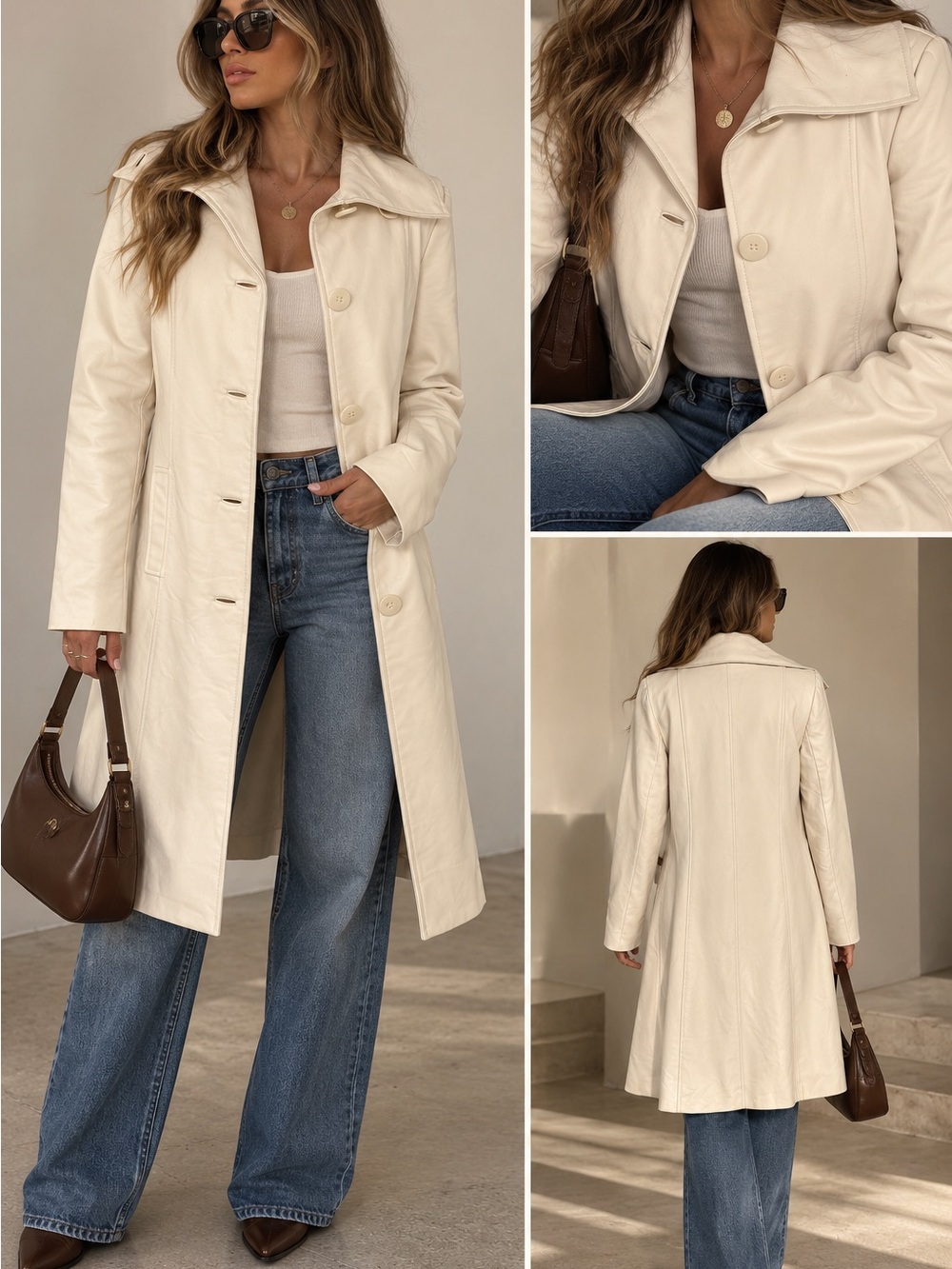 Ralph Lauren Wool Button Trench Coat Country Club Old Money Preppy Vintage Y2K